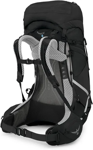 Vista 7 de Osprey Atmos AG LT 50L Mochila para hombre, color negro, S/M