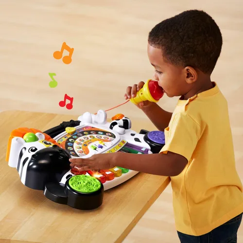 Vista 3 de Piano zoo de VTech, Frustration-Free Packaging, Blanco