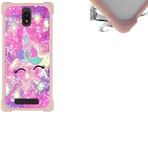 Vista 82 de jioeuinly Funda compatible con ZTE Blade X1 5G Phone Case PC Backplane + cubierta de silicona suave marco XSH