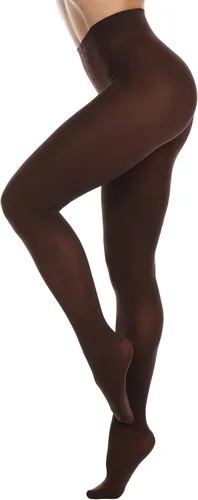 Vista 24 de EVERSWE Medias opacas suaves 80 Den para mujer, mallas para mujer