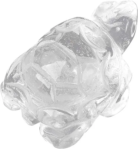 Vista 10 de Figura de tortuga de cristal, estatua de bolsillo de tortuga, tamaño pequeño