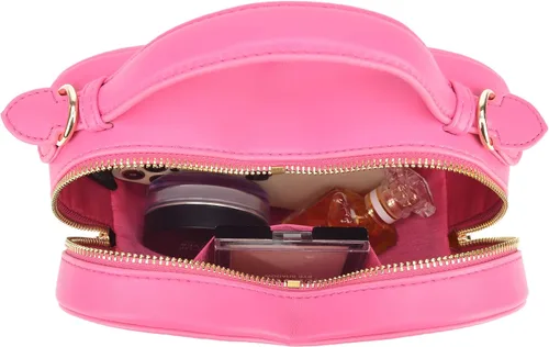 Vista 5 de lola mae Bolso cruzado con forma de corazón para mujer, con cremallera alrededor del bolso de hombro