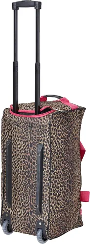 Vista 2 de Valija de viaje con ruedas, de 22 pulgadas, de Rockland, Pink Leopard), PRD322-PINKLEOPARD