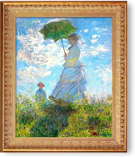 Vista 78 de A&T ARTWORK Antibes Seen from The Salis Gardens de Claude Monet Las Obras de Arte Clásico Mundial Reproducciones, Impresiones de Arte en Lienzo