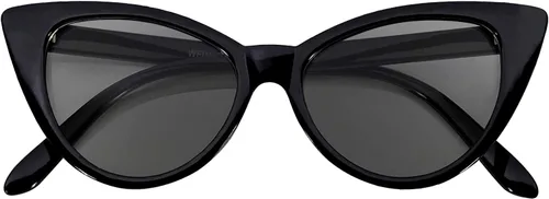 Vista 5 de OWL Gafas de sol Cateye para mujer, diseño retro clásico vintage con alas altas
