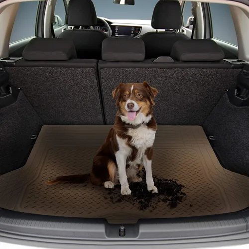 Vista 3 de FH Group Forro de carga automotriz – Tapete de carga de vinilo para automóviles, forro de carga automotriz para protección contra todo