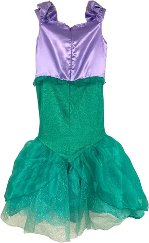 Vista 3 de Disguise Disney Little Mermaid Girls Princess Ariel Child Kids Toddler Deluxe Costume Dress