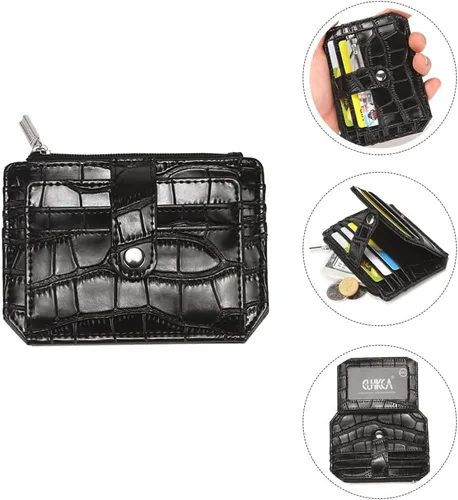 Vista 4 de VALICLUD wallet Credit Cards Holder Purse billeteras de hombres cuero original para hombre Credit Cards Storage Holder Money Storage Pouch pu