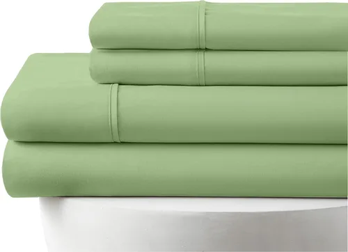 Vista 8 de Twin Size 4-Piece Sheet Set 1000 Thread-Count 100% Egyptain Cotton, 1000TC Soft, Breathable, Long-Staple Cotton Sateen Weave, Fits 19 Inches Extra