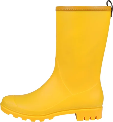 Vista 2 de Litfun Botas de lluvia de media pantorrilla para mujer, impermeables, ligeras, para jardín