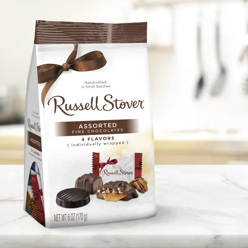 Vista 5 de Russell Stover Mini chocolates surtidos, bolsa de 6 oz