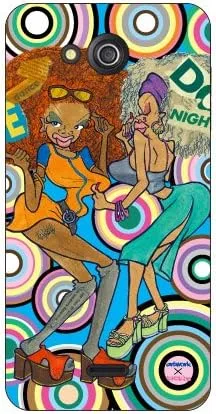 Vista 33 de MSOJ1C-ABWH-151-M827 Cute Dancers, Circle and Yellow Back Design by Artwork/for Xperia J1 Compact D5788/MVNO Smartphone (SIM Free Device)