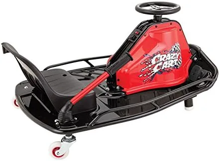 Vista 3 de Razor Crazy Cart - Go Kart eléctrico de 24 V - Velocidad variable, hasta 12 mph, barra de deriva para derivas controladas y Meta Quest 2