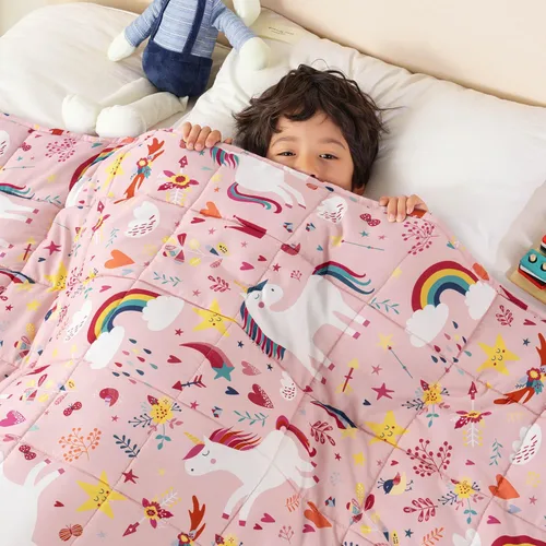 Vista 13 de Sivio Manta ponderada para dormir, 2 libras, 19 x 21 pulgadas, dinosaurio