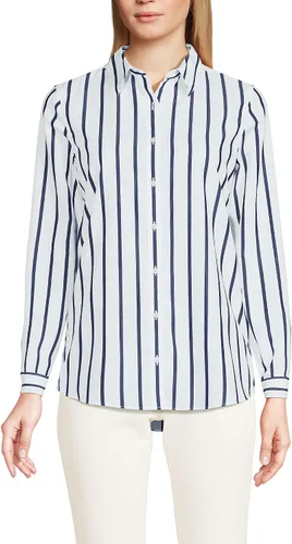 Vista 18 de Lands' End - Camisa de manga larga de cordón Pinwale para mujer