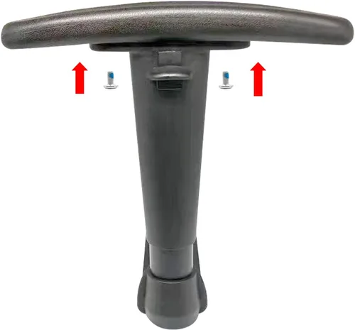 Vista 7 de MYFUNSHOP Reposabrazos de repuesto para silla de juegos, almohadillas universales suaves de poliuretano para silla de oficina (1 par) negro