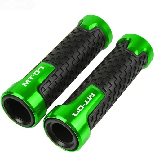 Vista 14 de 7/8 ''0.866 in motocicleta goma mano agarre barra manillar para Yamaha MT07 FZ07 Mt-07 Fz-07 2014 2015 2016 2017 2018 2019