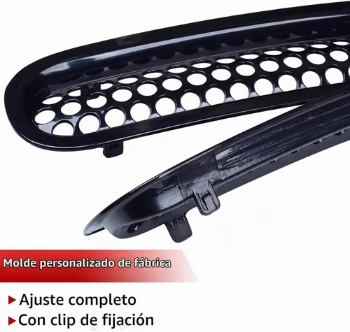 Vista 4 de AggAuto Insertos para Parrilla Compatibles con Jeep Wrangler JK JKU 2007 2008 2009 2010 2011 2012 2013 2014 2015 2016 2017, Accesorios de Cobertura