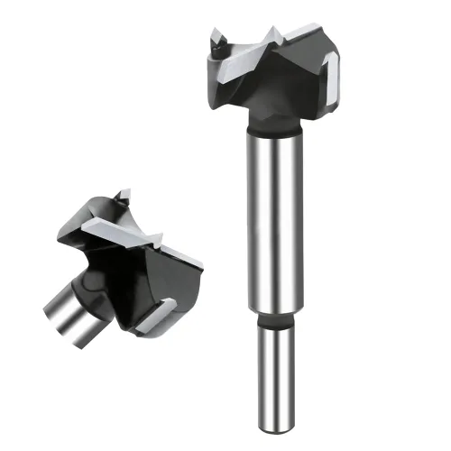 Vista 12 de Broca Forstner de carburo de 1/4 pulgada, broca Forstner con punta de carburo de 6 mm para madera dura, juego de sierras de perforación para madera