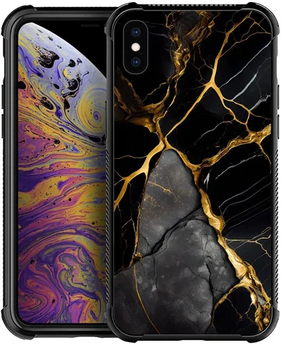 Vista 37 de DJSOK Funda compatible con iPhone 7/8 Plus, diseño con patrón de parachoques trasero, esquinas reforzadas contra arañazos, esquinas reforzadas