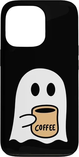 Vista 10 de iPhone 16 Spooky Fall Ghost Coffee Lovers Costume Case