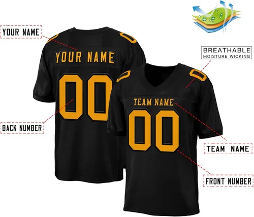Vista 2 de Camiseta de fútbol personalizada, número de letras cosidas, uniforme de fútbol de práctica para adultos, jóvenes, S-7XL