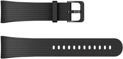 Vista 4 de Senter Correa deportiva de silicona suave de liberación rápida compatible con Gear fit2 Pro Smart Watch Negro