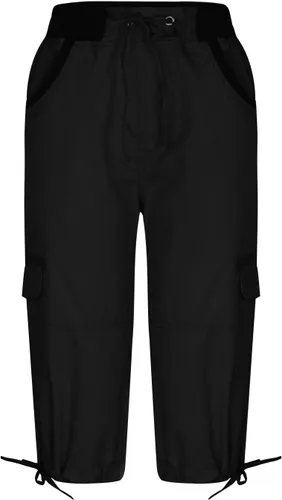 Vista 46 de Pantalones capri tipo cargo para mujer, ligeros, de secado rápido, atléticos, para verano, casuales, con bolsillos