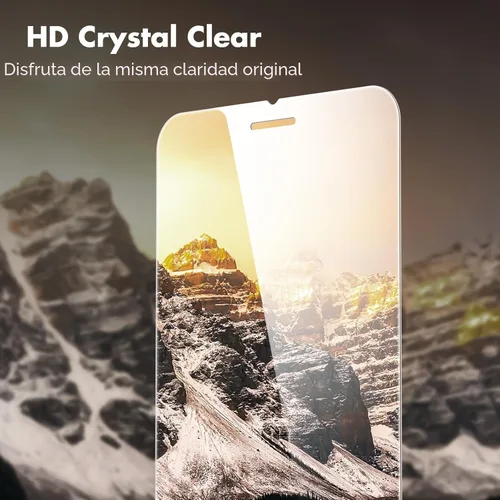 Vista 6 de UNBREAKcable Protector de pantalla de vidrio templado inastillable para iPhone SE 2022/SE 2020, iPhone 8/7 [paquete de 3] [99.99% transparente HD]
