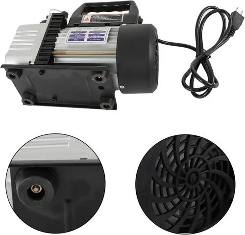 Vista 3 de waltyotur Bomba de vacío 3CFM 110V/60hz 5Pa Bomba de Vacío Negro