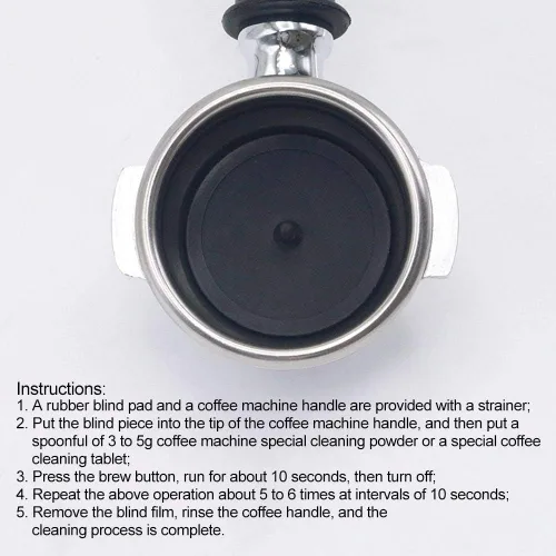 Vista 4 de Fdit Filtro ciego Backflush Disco de Caucho para Máquinas de Espresso