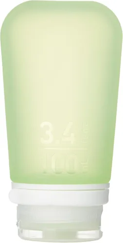 Vista 24 de Humangear GoToob, pequeño padre, Agua (Aqua)), HG3161 Refillable & Leak-Proof Silicone Travel Size Bottles with Locking Cap for Toiletries