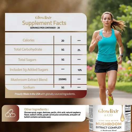 Vista 8 de Gomitas de hongos Mezcla de 10 hongos con melena de león, Reishi, Chaga y más Cordyceps para concentración y energía, memoria, inmunidad