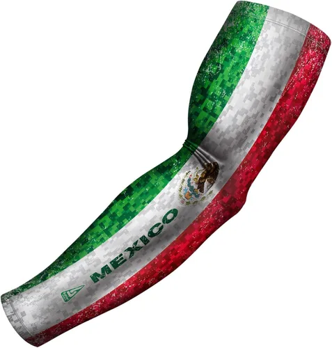 Vista 21 de B-Driven Sports Sleeve Pro-Fit - Manga Patriótica - Estados Unidos, Cuba, México, Israel, Canadá, Venezuela, Rep. Dominicana - Individual