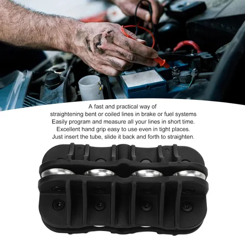Vista 2 de Enderezadora de tubos de mano de 3/8 pulgadas, mejor agarre de metal universal, herramientas de enderezamiento de tubos portátiles, herramienta