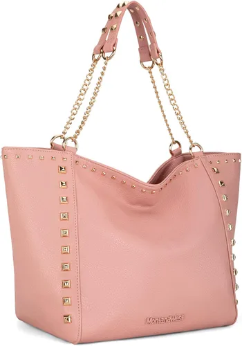 Vista 11 de Montana West - Bolso de mano grande para mujer con asa superior sobredimensionada y bolsos con cadena
