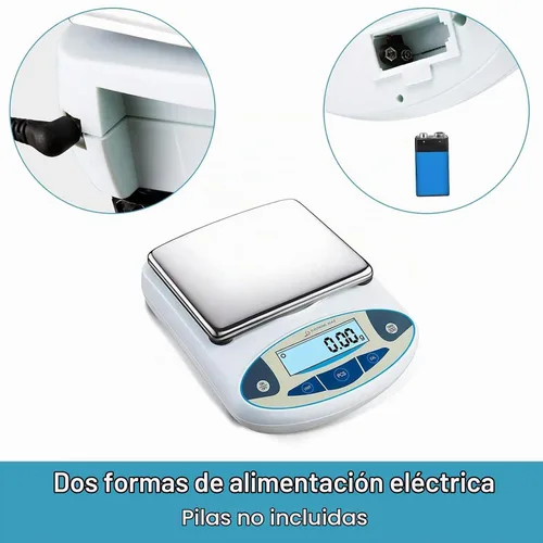 Vista 5 de Balanza analítica digital de 176.37 oz x 0.00 oz