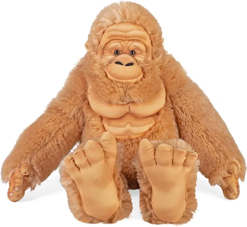Vista 2 de Wild Republic Colección de artista, Bigfoot, regalo para niños, 15 pulgadas, juguete de peluche, relleno es botellas de agua recicladas hiladas.