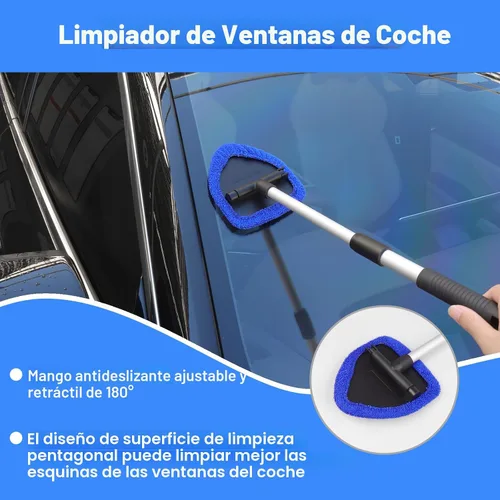 Vista 2 de Herramienta Limpiadora de Parabrisas, Kit de Detallado Interior de Automóvil de 15 Piezas, Kit de Limpieza Interior de Automóvil, Limpiador
