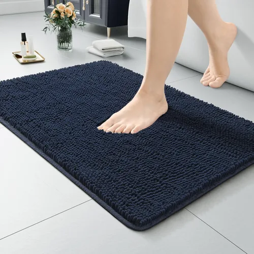 Vista 7 de LOCHAS - Alfombra de baño de lujo lanuda de 24 x 17 pulgadas, color beige