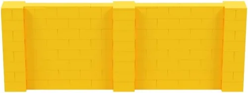 Vista 10 de EverBlock Kit de pared de 5 x 4 pies Bloques de construcción modulares Sistema de pared para edificios, pantallas y estructuras Divisor