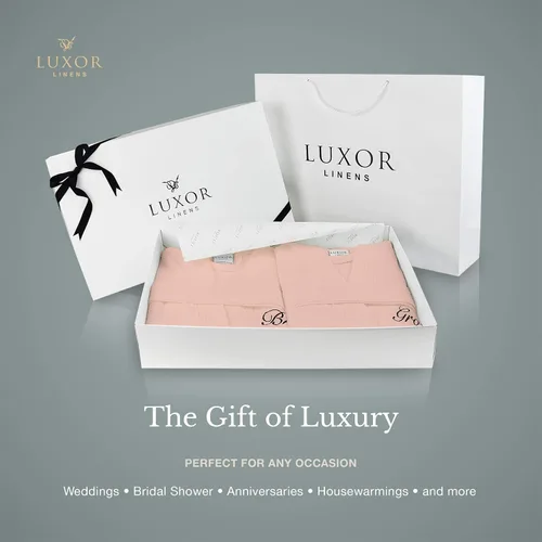 Vista 6 de Luxor Linens - Albornoz de gofre - 100% algodón egipcio - Bata de spa, lujosa, suave, afelpada, talla unisexúnica