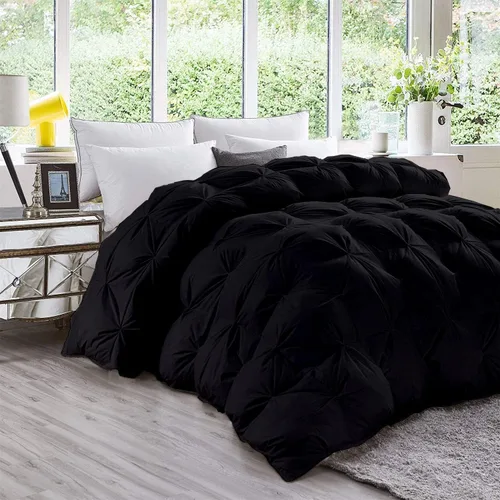 Vista 26 de Premium Collection - Edredón alternativo de diamante de 1600 hilos, tamaño individual XL, 68 x 92 pulgadas, 1 pieza para todas las estaciones
