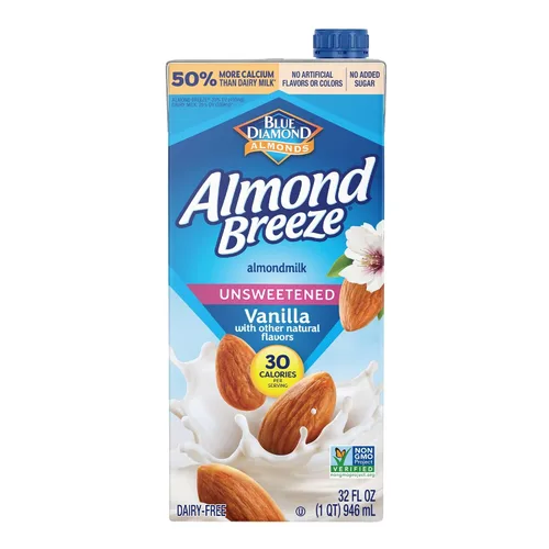 Vista 8 de Almond Breeze - Leche de almendras sin lácteos, original, 32 onzas líquidas