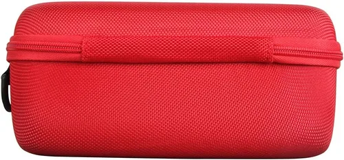 Vista 4 de Anleo Funda rígida de viaje para JBL FLIP 5 / JBL FLIP 6 Altavoz Bluetooth portátil impermeable (rojo)
