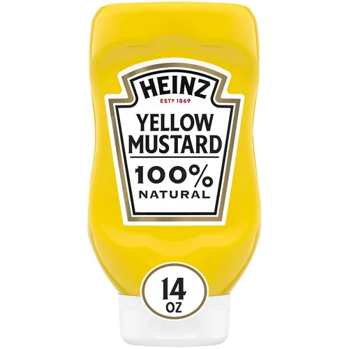 Vista 10 de Heinz Mostaza amarilla (botella de 567 g)