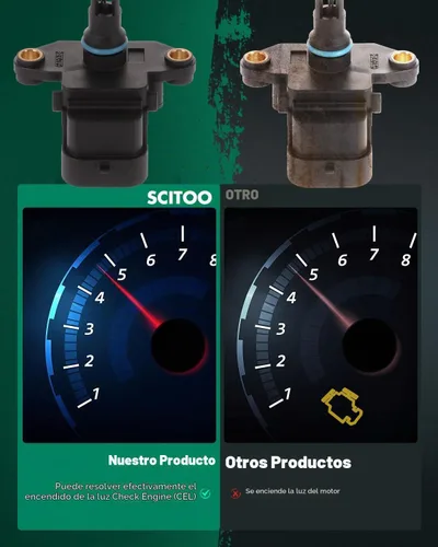 Vista 5 de Sensor SCITOO MAP para Dodge para Ram 2500 2003-2009 AS349 EC1831