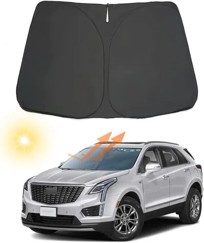 Vista 10 de Parasol para parabrisas automático personalizado para Cadillac XT4 2023 2022 2021 2020 2019 plegable para ventana delantera de automóvil, accesorios