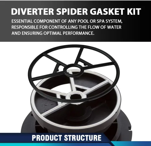 Vista 3 de PIT66 Kit de reemplazo de junta tórica y cubierta para araña compatible con Hayward Vari-Flo SPX0714CA SP0714T