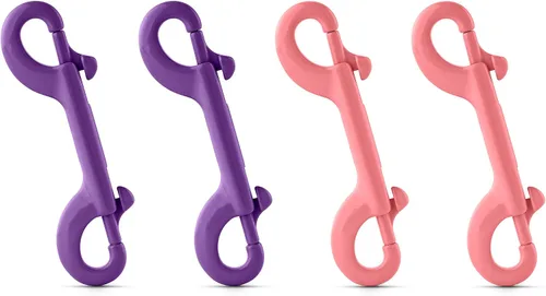 Vista 10 de Flourish Gancho a presión de perno de doble cara resistente, acero inoxidable, gancho multiusos de 4 pulgadas con aberturas de 1/2 pulgada, ideal